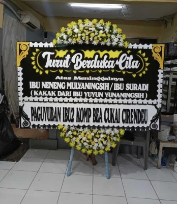 Papan Bunga di Venue Wedding Pamulang